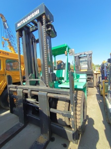 <span class=keywords><strong>Chariot</strong></span> élévateur diesel <span class=keywords><strong>d</strong></span>'<span class=keywords><strong>occasion</strong></span> Mitsubishi FD150/FD160 15 tonnes, origine Japon, transmission intégrale, pneus tout-terrain solides, bon état, prix bas - Product Image 5