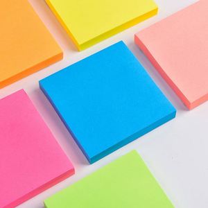 Promoción de Artículos Escolares y de Oficina: Bloc de Notas Autoadhesivo Colorido y Fácil de Transportar, Notas Adhesivas con Forma 3x3, 100 Hojas - Product Image 6
