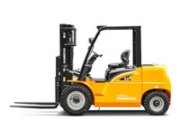 Chariot élévateur électrique Hangcha XE CPD50 5 tonnes, batterie lithium, logistique d'entrepôt, manutention de palettes, transport, chariot élévateur CE