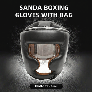 Protector de Cabeza Mate para Boxeo, Protector Facial para Artes Marciales, Casco de Entrenamiento para Gimnasio y Práctica de Combate - Product Image 2