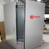 Grand coffret de distribution électrique en acier laminé à froid avec revêtement en poudre IP65, armoire de commande industrielle à double porte 1800x800x500mm