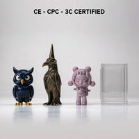 Figurines personnalisées en vinyle souple Hibou à grands yeux, personnage oiseau, boîte mystère, jouets de créateur, fabricant OEM