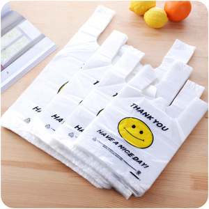 Custom Cheap Biodegradable Plastic t Shirt <b>Bags</b> Roll for Shopping Carry clear White <b>Compostable</b> <b>Bag</b> Used Restaurant and Food - Product Image 5