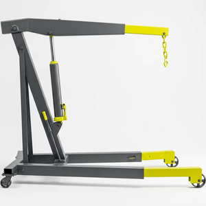 Folding Hydraulic <strong>Engine</strong> Hoist Shop Crane With 3 Positions Boom For Auto Repair - Product Image 1