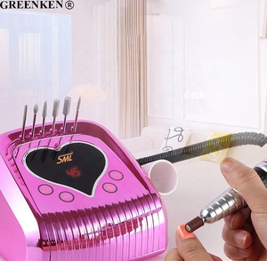 Perceuse à ongles électrique de bureau professionnelle 45000 tr/min 68W en forme de <span class=keywords><strong>coeur</strong></span> à grande vitesse avec Machine de polissage des ongles à affichage LED intelligent - Product Image 6