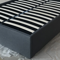 Cama Queen Size de Lujo con Elevación a Gas, Tapizada, Estilo Moderno de Mediados de Siglo, Plegable, con Almacenamiento Debajo de la Cama, Ecológica