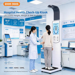 Báscula de Gran Capacidad DHM-900S de hasta 500 kg, Medición de Altura Ultrasónica para Personas <span class=keywords><strong>con</strong></span> <span class=keywords><strong>Sobrepeso</strong></span> - Product Image 1