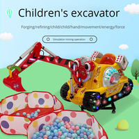 Nouveaux enfants Electric Coin Digger Simulated Ball Creuser Airport Digger Excavator Game Machine