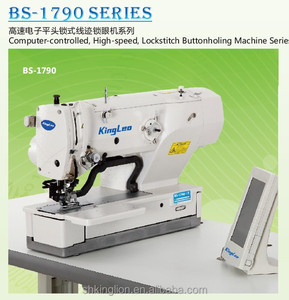 Máquina de Coser Industrial Automática Computarizada de Alta Velocidad con Motor de Engranajes para Ojales Redondos, Nueva - Product Image 4