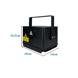 HQLIT Projecteur Laser RGB 3D d'<span class=keywords><strong>animation</strong></span> pour Fêtes et Scènes, 1W 2W 3W 5W 6W, en Aluminium, IP33, Contrôle DMX512, Application Mobile et Wi-Fi, Portable - Product Image 4