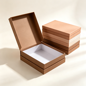 Caja de Regalo de Papel Rígido Personalizada con Cierre Magnético, Caja de Empaque en Forma de Libro para Joyería, Ropa y Zapatos - Product Image 1