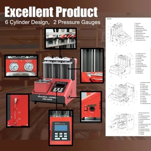 Cnc605a <span class=keywords><strong>GDI</strong></span> EFI vòi phun vòi phun thử nghiệm l-aunch smartsafe ismartinc 605A cnc605a siêu âm thanh phun nhiên liệu sạch hơn và teste - Product Image 6