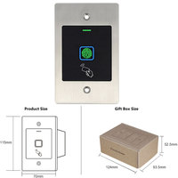 Lecteur de contrôle d'accès par empreinte digitale Bluetooth Secukey EF2-Ble, lecteur de carte RFID Mi-fare, TTLock, IP67