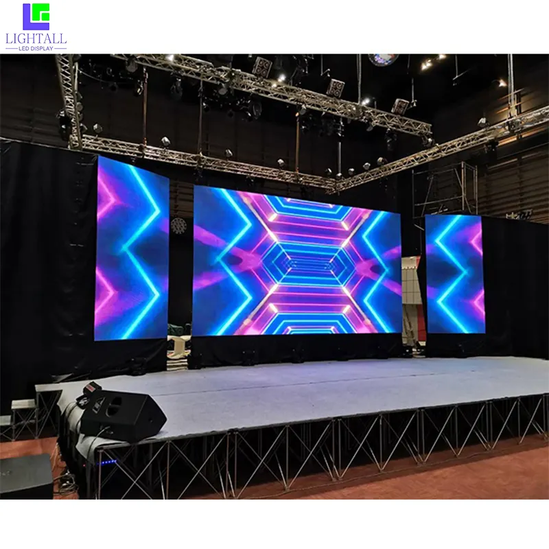 Yüksek çözünürlüklü Led Video duvar sahne LED paneli P2.6 P2.9 P3.9 P4.8 LED ekran iç mekan LED paneli Led ekran