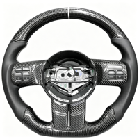 Volant de remplacement en fibre de carbone noir brillant pour Jeep Wrangler JK JKU 2011-2018, pièce de modification améliorée