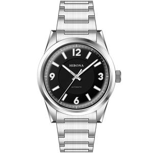 Montre sport pour homme classique haut de gamme, vente chaude, entièrement en acier inoxydable, cadran de luxe, résistante à l'eau, automatique, montre-bracelet - Product Image 2