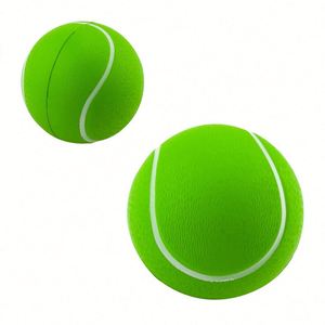 Promotional Custom LOGO <b>Squeeze</b> Toy <b>Ball</b> PU Foam Soft Stress Reliever Green Tennis Stress <b>Balls</b> - Product Image 6