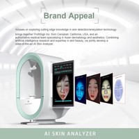 Scanner de peau faciale 3d Machine de diagnostic cutané Écran vertical Analyseur de peau faciale