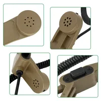 Ts Tac-Sky mikrofon genggam taktis adaptor Ptt H250 Ptt, colokan ponsel 3.5Mm untuk Apple Samsung Htc dan ponsel lainnya