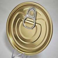 72,9 mm 300 #   Anneau en aluminium argenté à ouverture facile