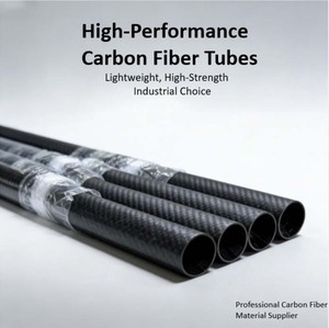 Tube Carbone 26/28 (OD28mm ID26mm) <strong>Carbon</strong> Fiber Tube - Custom Length OEM/ODM Available - Product Image 1