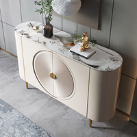 Buffet en ardoise moderne, table pour console, meubles de luxe, armoire à manger, prévente