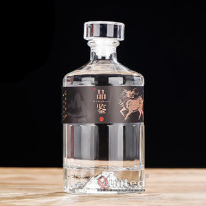 Bouteilles en verre vides pour spiritueux 500 ml, étiquette personnalisée, pour vin de fruits, whisky, vodka, gin, bouteilles de montagne, avec boîte - Product Image 3