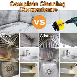 Ensemble de brosses de nettoyage pour perceuse électrique avec poignée en plastique et brosse en nylon pour usage domestique - Product Image 5