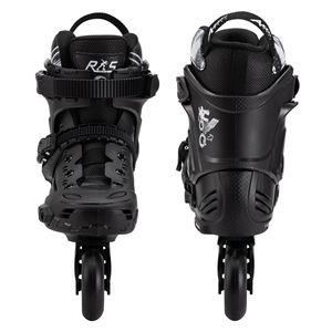 Giày trượt patin chuyên nghiệp dành cho người lớn, nam và nữ, kiểu slalom, màu đen trắng cá tính - Product Image 4