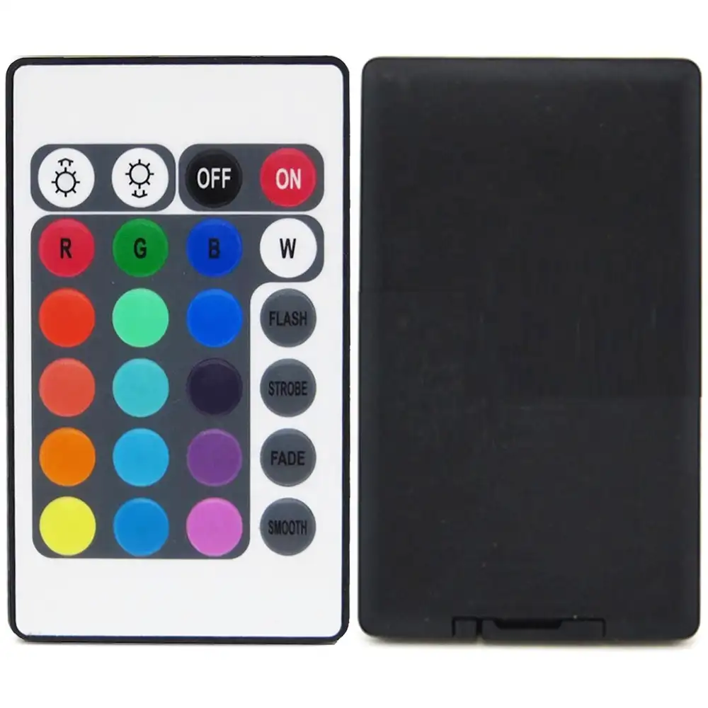 Mini thin 24 Key IR Remote Control LED Light Wireless Infrared Controller for RGB Strip Remote Controller Max 32 Key Customized