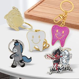 Llavero de Metal Giratorio de Aleación de Zinc con Esmalte Duro y Suave Personalizado al por Mayor para Regalo Promocional - Product Image 2