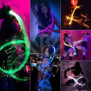 <span class=keywords><strong>Led</strong></span> sợi quang roi thanh nhấp nháy ánh sáng nhảy roi Rave đồ chơi quỹ đạo 360 ° xoay EDM dòng chảy lấp lánh lễ hội Giáng sinh nguồn cung cấp - Product Image 3