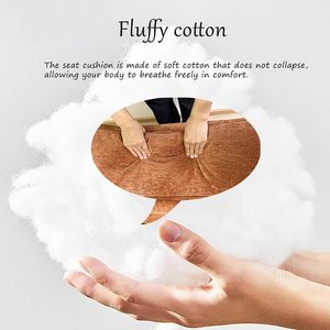 Fauteuil de jeu ergonomique populaire en forme de pouf, confortable et compressible, canapé-lit carré pour villa, maison, zone de repos et de divertissement - Product Image 5
