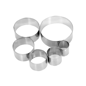 Ensemble de 4 emporte-pièces décoratifs en métal fait à la main, design classique élégant, moderne et antique - Product Image 4