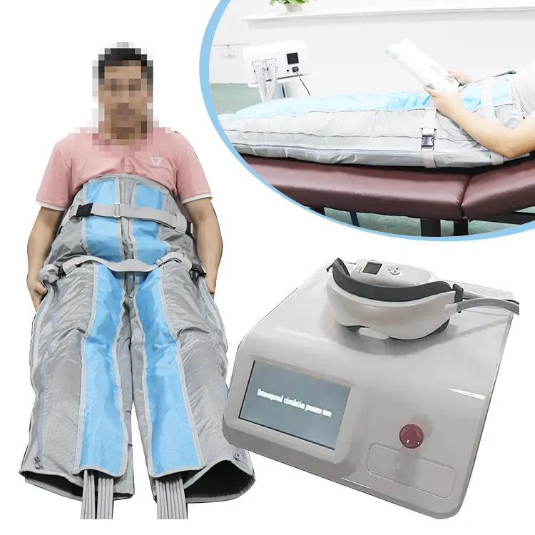 Pressotherapy Lymphatic Drainage Machine For Legs Cellulite Reduction Pressotherapie Air Compression Boots