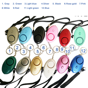 Báo động ánh sáng đèn flash với ánh sáng LED 140dB âm thanh báo động Keychain tự vệ an toàn cá nhân báo động Keychain - Product Image 6