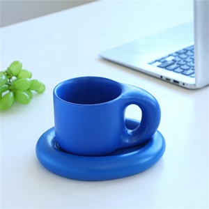 Madou – tasses en céramique de café et thé de noël multicolores, 270 Ml, vente en gros - Product Image 5