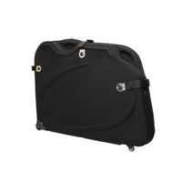 Sac de cadre de vélo de voyage de luxe personnalisé avec roulettes, noir, en EVA, pour vélo de route, portable avec fermeture éclair