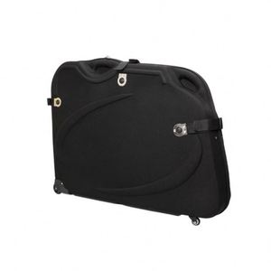 Sac de cadre de vélo de voyage personnalisé avec roulettes, boîte noire en EVA rigide pour vélo de route - Product Image 3