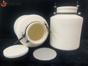 Pot de broyage en alumine haute pureté 99% pour moulin à billes, récipient de broyage céramique pour moulin à rouleaux, traitement de matériaux de laboratoire - Product Image 4
