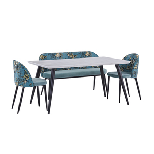 2019 Échantillon gratuit Ensemble de Salle À Manger Moderne Nouveau Style En Gros Classique Table À Manger Moderne 4/6/8 charis - Product Image 1