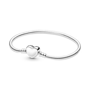 Pulsera <span class=keywords><strong>Pandora</strong></span> de Plata de Ley S925 con Cadena de Corazones y Serpientes, Pulsera con Dijes DIY, Joyería - Product Image 5