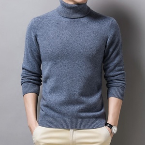 <strong>Men's</strong> 100%wool Basic Knitwear Long Sleeve <strong>Turtle</strong> <strong>Neck</strong> <strong>Jumpers</strong> for <strong>Men</strong> - Product Image 3