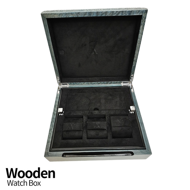 Good Quality Luxury Waterproof Timepiece Packaging Rectangular Multi Wristwatch Case Wooden Glossy Lacquer Custom Watch Boxes