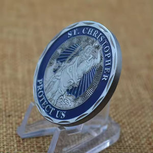 Pièce de monnaie commémorative personnalisée en alliage de zinc 2D/3D, avec logo estampé double face, pièce de défi en laiton antique - Product Image 6