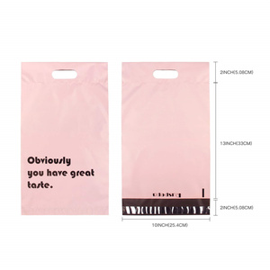 Túi Chuyển Phát Nhanh Có Thể Phân Hủy Sinh Học Túi Bưu Phẩm Màu Hồng Túi Vận Chuyển Khá Dày Tự Dính Phong Bì Thư Với Tay Cầm Tích Hợp - Product Image 2