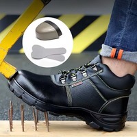 Botas de Seguridad para Hombre con Puntera de Acero, Impermeables, Anti-perforación, Anti-aplastamiento, Calzado Indestructible para Todas las Estaciones