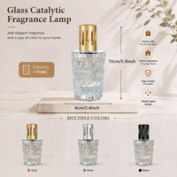 Lampe à parfum catalytique minimaliste transparente carrée 170ML, brûleur d'huiles essentielles d'aromathérapie pour la maison, vente en gros