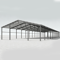Estructura de Acero Prefabricada de Alta Calidad para Construcción de Naves Metálicas, Estructura Modular Prefabricada de Acero para Naves