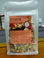 Teh Bunga Ginseng Sepuluh Harta Karun Campuran Alami untuk Meningkatkan Energi & Vitalitas Pria & Kesehatan Ginjal Teh dalam Kemasan Kelas Atas 150g
